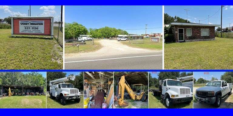 VOIGT IRRIGATION LIQUIDATION! REAL ESTATE AND INVENTORY, BARTOW, FL 8/6