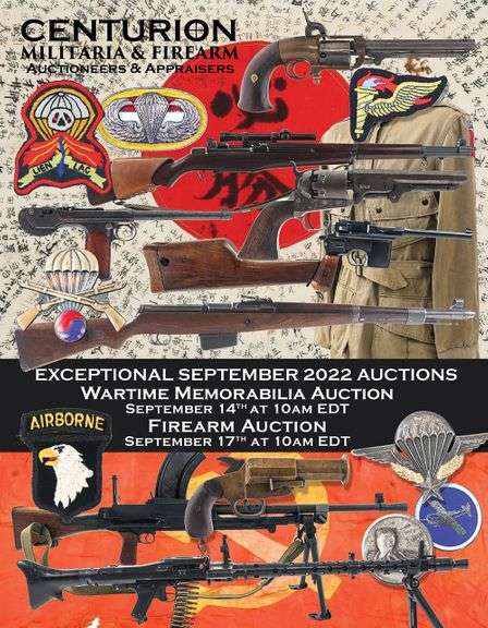 Exceptional Firearm Auction - Collector, Sporting, Military, Antique, Modern, & Tactical Firearms | BID NOW ONLINE