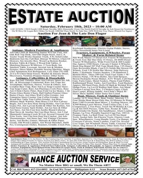 Estate Auction 