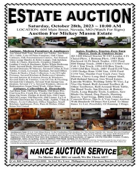 Estate Auction 