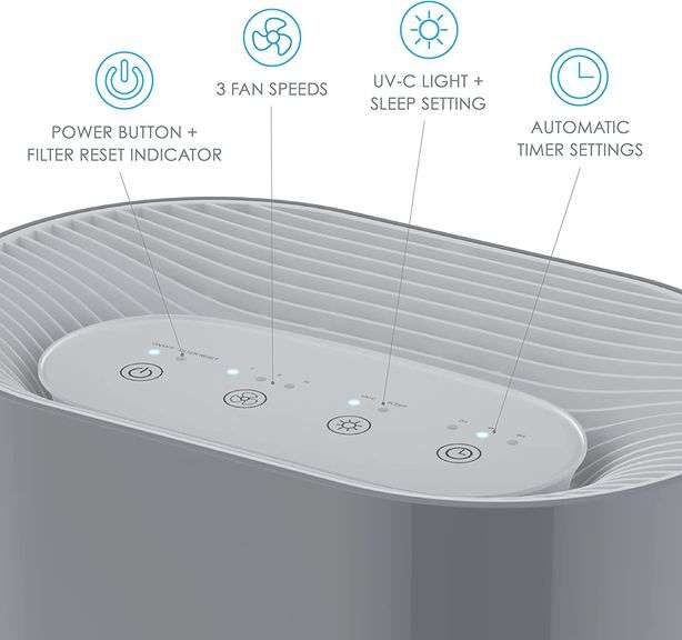 Pure Enrichment® PureZone™ Air Purifier for MediumLarge Rooms (300 sq