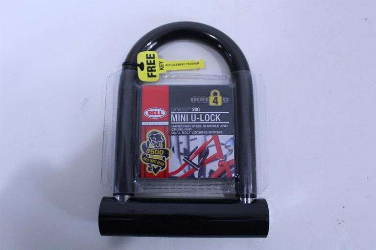 s Bell Sports Catalyst 550 Premium U-Lock With 4' Cable