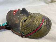 Solid Brass Mardi Gras Mask