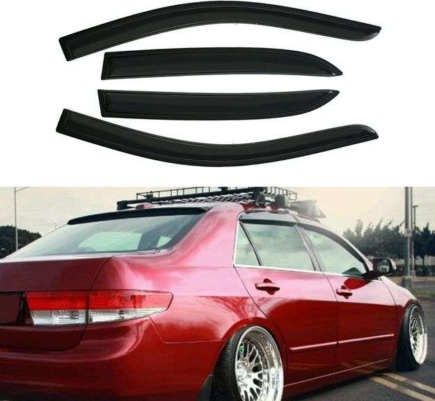 Window Visors Rain Guards Aazon.co: D≈O Otor 4pcs Front+Rear Soke Sun/Rain Guard Outside Rain Guards For Car Windows