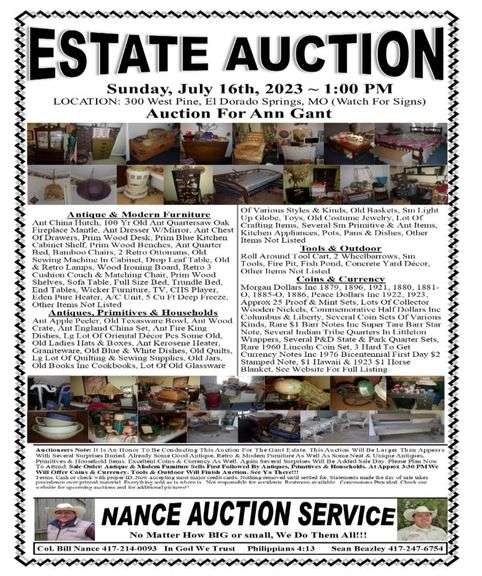 Estate Auction