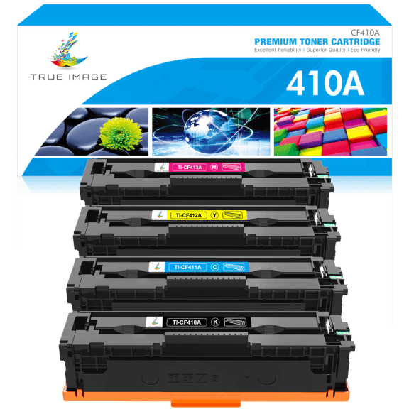 HP COLOR LASER JET PRO Compatible HP 410A 4-Pack | HP M452dn M452dw M452nw M477fnw M477fdw M477fdn Toner