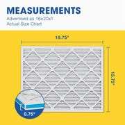 Aerostar 16x20x1 MERV 8 Pleated Air Filter, AC Furnace Air Filter, 6 Pack