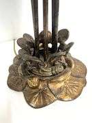 SLAG GLASS TULIP STYLED TABLE LAMP - 3 WAY LAMP