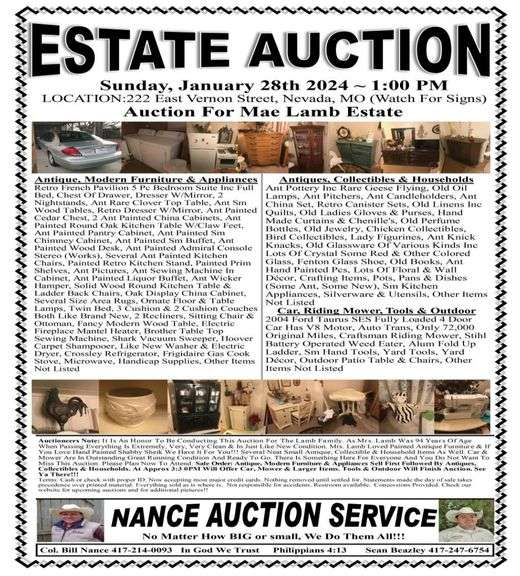 Estate Auction