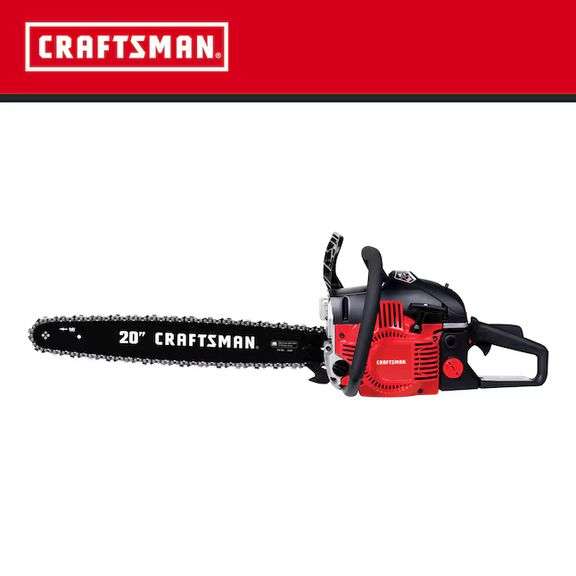 CRAFTSMAN S205 46-cc 2-cycle 20-in Gas Chainsaw
