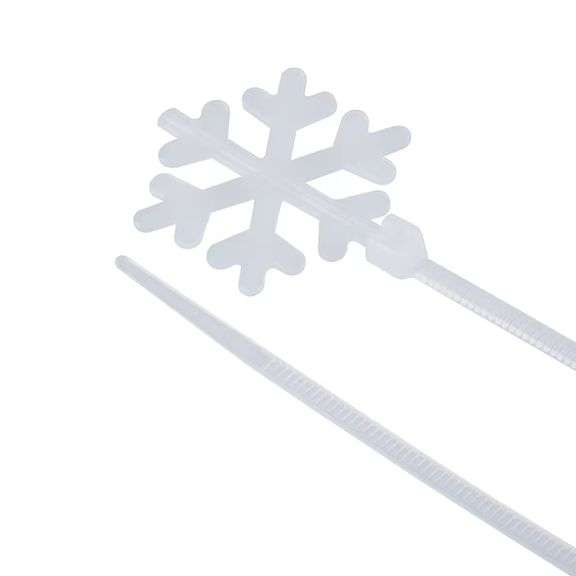 Utilitech 4-in Nylon Zip Ties Off-white 50-Pack - 5 packs, 250 Total