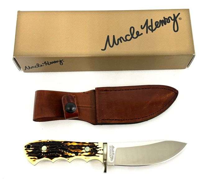 Schrade Uncle Henry Elk Hunter Fixed Blade (4.5" Satin) 183UH
