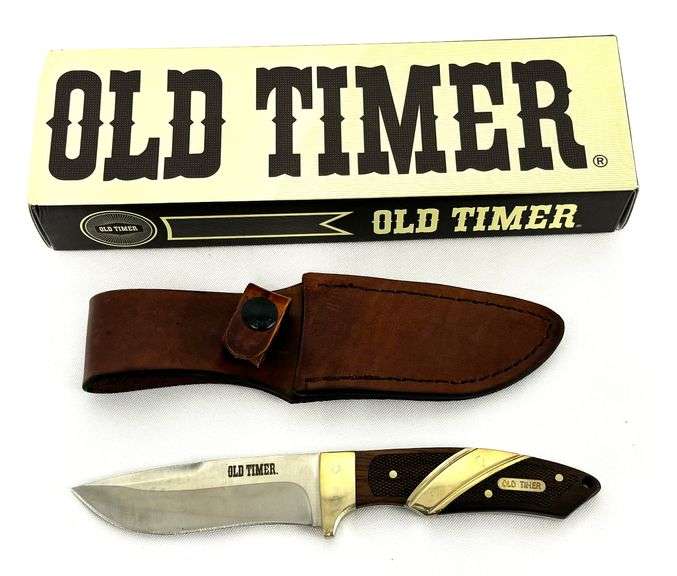 Old Timer Full Tang Fixed Blade Knife - NIB