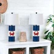 Lux Lighting 30" Coastal Crab Table Lamp - NEW!