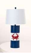 Lux Lighting 30" Coastal Crab Table Lamp - NEW!
