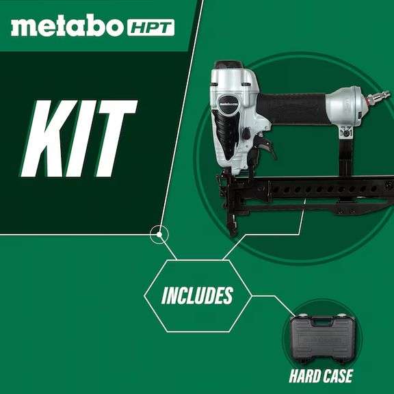 Metabo HPT 18-Gauge 1/4-in Narrow Crown Finish Pneumatic Stapler - New!