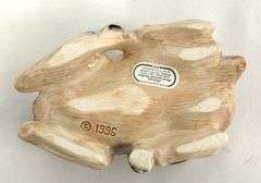 Snowy Woods Deer Candy Box & Lid by Fitz & Floyd