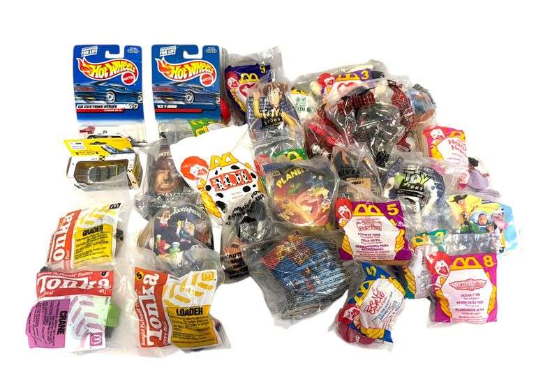 33pc Vintage McDonald's Toy Collection w/ Tonka & Hot Wheels