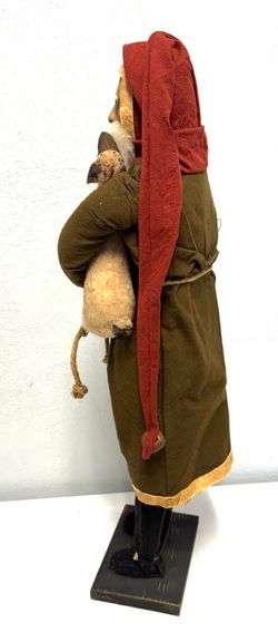 Arnett's Country Store Folk Art Doll - "Tall Santa" Handmade Doll ( 2 of 2 )