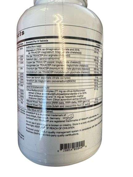 HEALTH GENESIS HIGH DOSE MULTIPLE VITAMIN/MINERAL FORMULA - Sealed NEW!