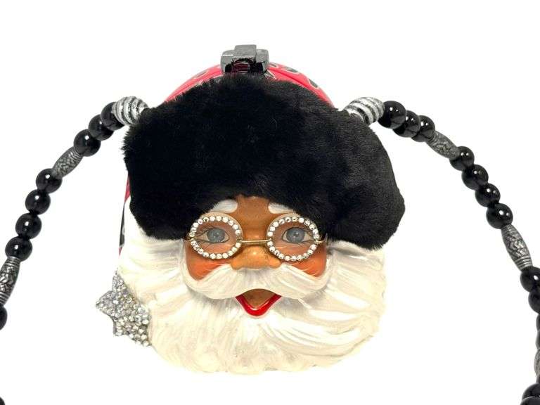 Authentic Timmy Woods Handcrafted Handbag - Santa XV (Signed)