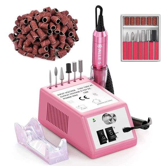 Professional Nail Drill Machine 30000 RPM Efile Electric Nail Filer Kit for Finger Toe Nails - NEW!