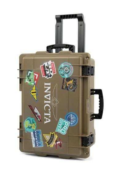 Invicta 50- Slot Dive Impact Rolling Watch Case Patch Olive Green