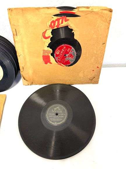 Large 124pc - 45 RPM & Early LP Record Collection