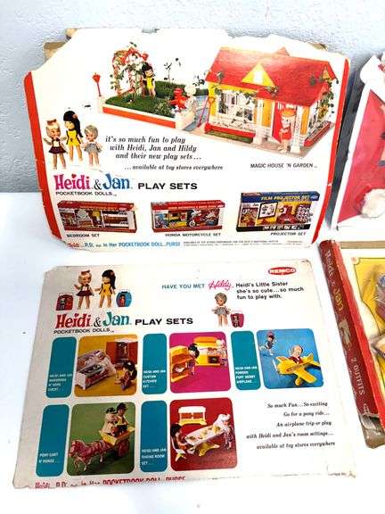 Heidi & Jan Playsets - Vintage 1960's Clothing Lot