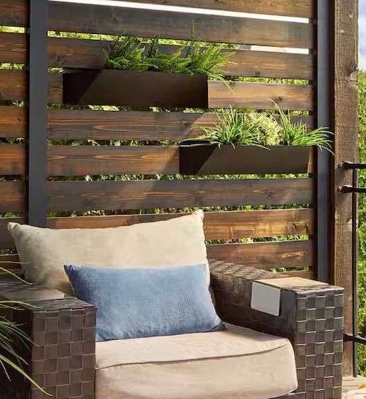 HOFT 24 in. Black Steel Planter - Large