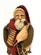 Arnett's Country Store Folk Art Doll - "Tall Santa" Handmade Doll ( 2 of 2 )
