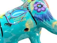 Mexican Pottery - Hand-Painted Chihuahua