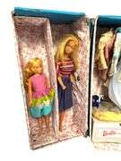 Vintage 1960's Barbie Dolls, Outfits & Carry Case