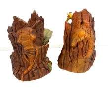 2pc Disney Animal Kingdom Sculpture Lot