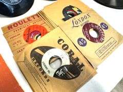 Large 124pc - 45 RPM & Early LP Record Collection