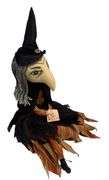 Joe Spencer Folk Art Doll - "Agnes the Witch" Handmade Doll
