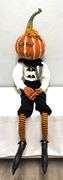 Joe Spencer Folk Art Doll - "Pumpkin Head" Handmade Doll