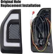 Mabett Side Marker Lights for Ford Maverick 2024 2023 2022, LED Lamps with Fuse & Wiring Harness Fit