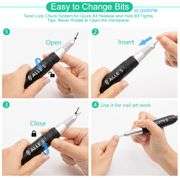 Professional Nail Drill Machine 30000 RPM Efile Electric Nail Filer Kit for Finger Toe Nails - NEW!