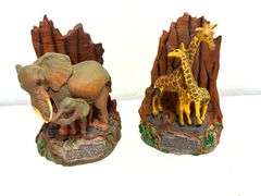 2pc Disney Animal Kingdom Sculpture Lot