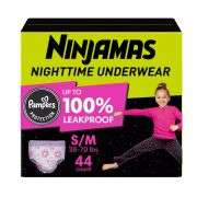 Pampers Ninjamas Nighttime Girls' Underwear - S/M Size