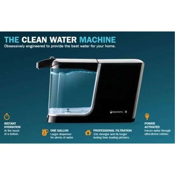 Aquasana Clean Water Machine Water Filtration System - New!