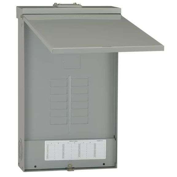GE PowerMark Gold 200-Amp 12-Spaces 24-Circuit Outdoor Main Lug Load Center