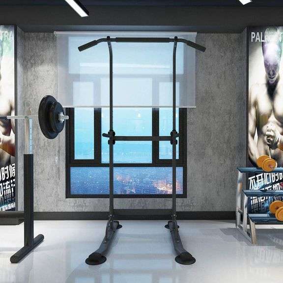 SogesPower - Power Tower Dip Station Pull Up Bar for Home Gym - NEW!
