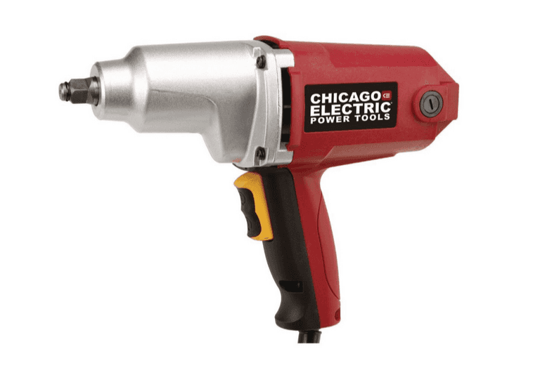 CHICAGO ELECTRIC POWER TOOLS 7 Amp, 1/2 in. Impact Wrench with Rocker Switch