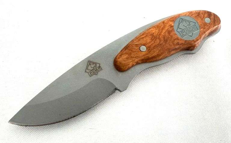 Puma Knife: Python Hunter Thuya Wood Handle Knife