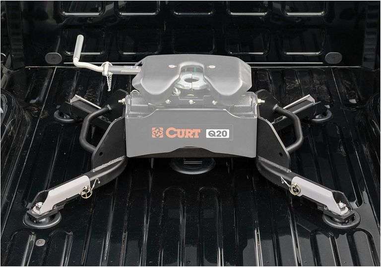 CURT 16021 Replacement Ram 2500, 3500 Puck System 5th Wheel Legs, 25,000 lbs, Hitch Head Required (N