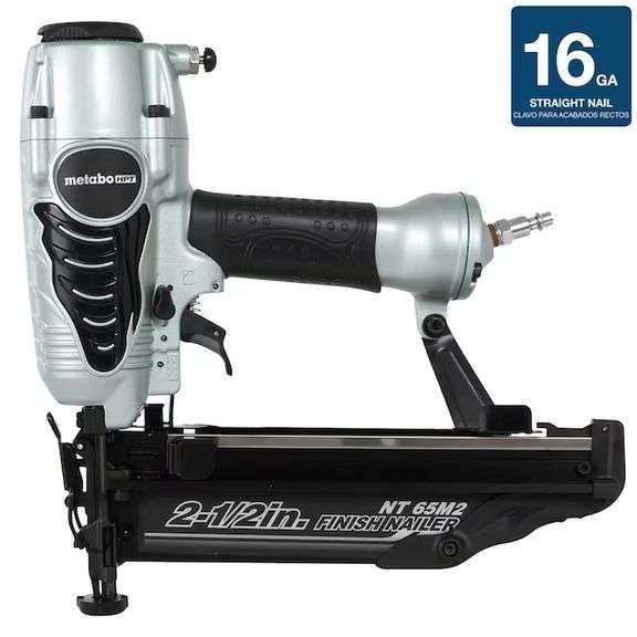 Metabo HPT 2-1/2-in 16-Gauge Pneumatic Straight Finish Nailer