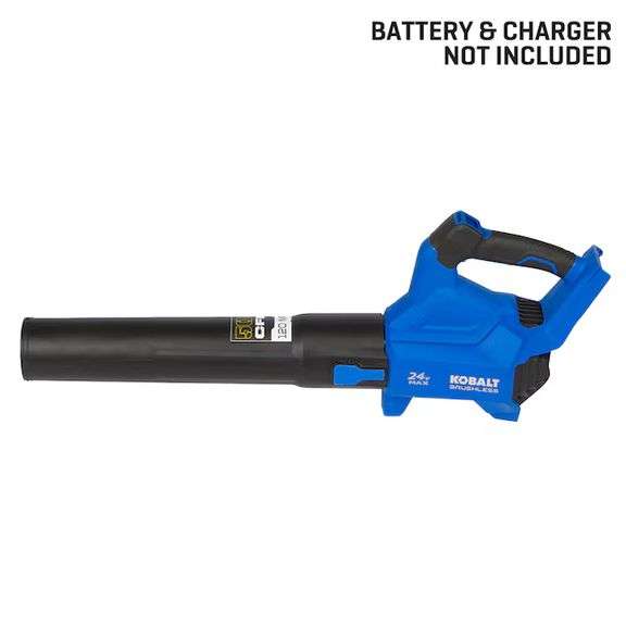 Kobalt 24-volt 500-CFM 120-MPH Battery Handheld Leaf Blower (Tool Only)