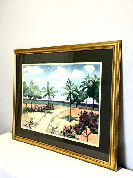 Large Tropical Beach Wall Decor ( 43" x 33" )